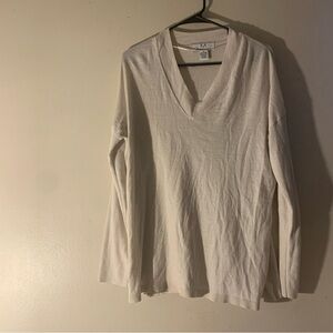 Magashoni Cream Colored Sweater Women’s Size M